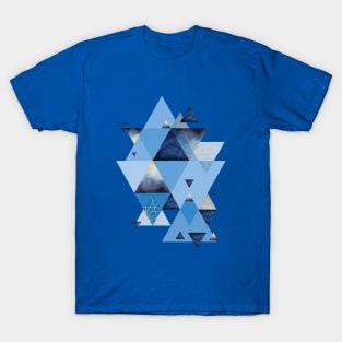 Geometric Blue T-Shirt